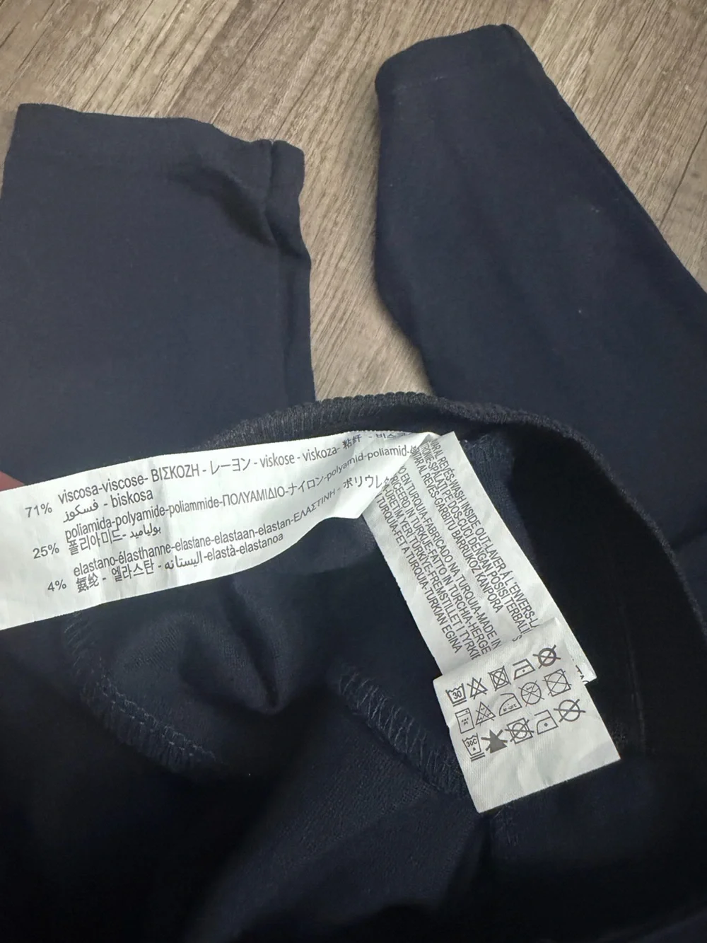 Zara Navy Blue Kids Pull-On Leggings